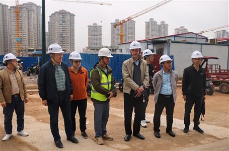 何勇到北投時代（二期）項目推進(jìn)觀摩工作