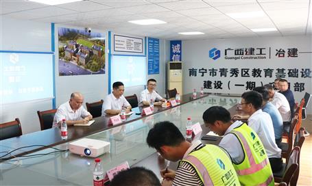 蒙勝益到桂鴻分公司項目調(diào)研指導工作