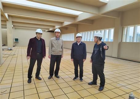 廖立波、何勇到項目開展一季度暨復(fù)工復(fù)產(chǎn)綜合大檢查